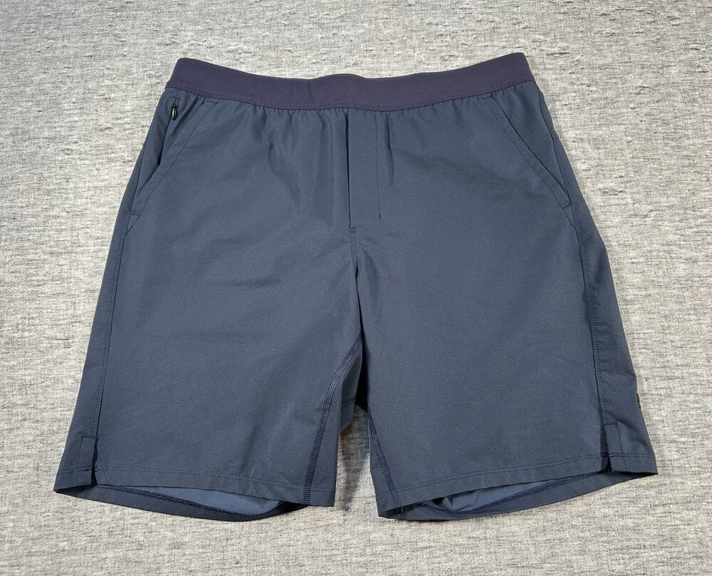 Public Rec Flex Shorts Mens 36 Navy Blue 9.5 Athletic Stretch Athleisure Gym